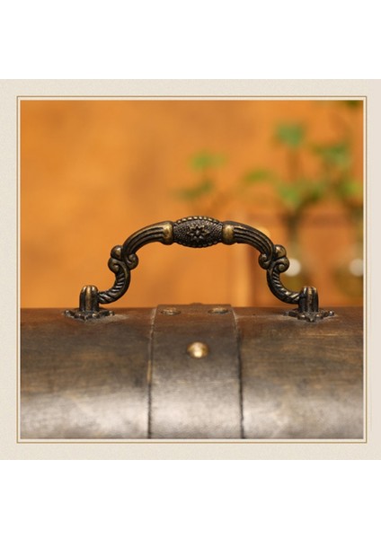 Şık Ahşap Korsan Mücevher Saklama Kutusu Kasa Tutucu Vintage Hazine Sandığı Ahşap Organizatör Büyük (Yurt Dışından) indirimleri