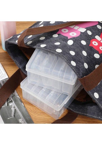 24 Adet Küçük Boncuk Organizatör Plastik Saklama Kapları Temizle Saklama Kutusu Zanaat Konteynerleri 2 Adet Menteşeli Kapaklı Zanaat Kılıfları (Yurt Dışından) indirimleri