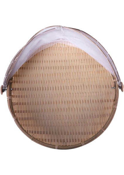 El Yapımı Bambu Dokuma Hata Geçirmez Hasır Sepet Toz Geçirmez Piknik Meyve Tepsisi Gıda Ekmek Yemekleri Kapaklı Gazlı Bez Panier Osier (Yurt Dışından) fiyatları