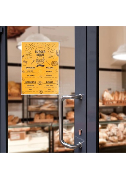 Akrilik Tabela Tutucu 8,5X11 Inç, Akrilik Ekran Standı Şeffaf Duvara Monte Reklam Ekran Çerçevesi, Akrilik Tabela Tutucu 4 Adet (Yurt Dışından) modelleri