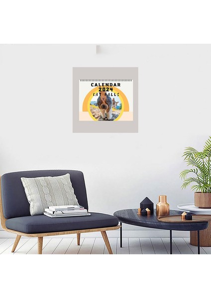 Kedi Butthole Takvimi 2024, Kedi Topları Takvimi 25X19CM Komik Kedi Butthole Takvimi, 12 Aylık Kedi Topları (Yurt Dışından) modelleri