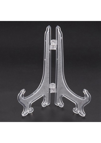 12 Adet/takım Şeffaf Plastik Şövale Plaka Tutucular Ekran Bulaşıklık Resim Çerçevesi Fotoğraf Kitabı Kaide Tutucu Ekran Standı Stander (Yurt Dışından) fırsatları