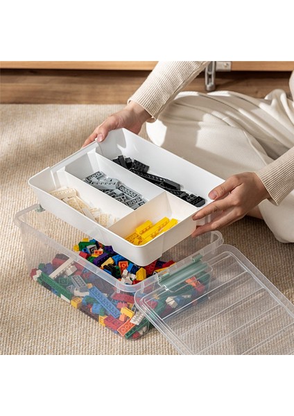 Derin Şeffaf Plastik Istiflenebilir Saklama Kabı Kutusu Kutusu Tote Şeffaf Mandallı Kapaklı Ev Için Düzenleme Çözümü (Yurt Dışından) fırsatları