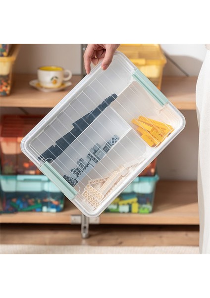 Derin Şeffaf Plastik Istiflenebilir Saklama Kabı Kutusu Kutusu Tote Şeffaf Mandallı Kapaklı Ev Için Düzenleme Çözümü (Yurt Dışından) indirimleri