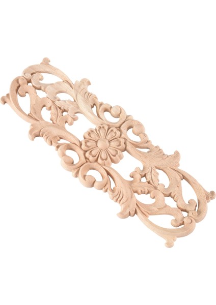 Kauçuk Ahşap Oyma Aplike Retro Mobilya El Sanatları Dekor Yeni (22.5*8 Cm) (Yurt Dışından)