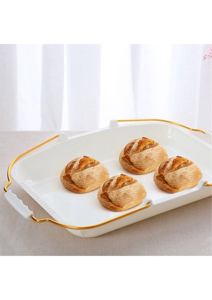 Ekmek Servis Tepsileri Fırın Ekmek Tepsisi Saplı Fırın Malzemeleri Ekmek Alışverişi Için Ekmek Kabı Tepsisi 1 Adet (Yurt Dışından) fiyatları