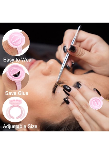 Kirpik Uzatma Için Yapıştırıcı Halkaları, 400 Adet Yapıştırıcı Halkaları Yapıştırıcı Için Kirpik Halkası (Yurt Dışından) fırsatları