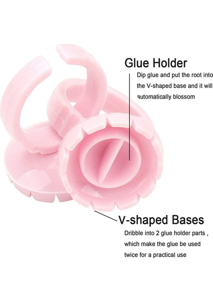 Kirpik Uzatma Için Yapıştırıcı Halkaları, 400 Adet Yapıştırıcı Halkaları Yapıştırıcı Için Kirpik Halkası (Yurt Dışından) indirimleri