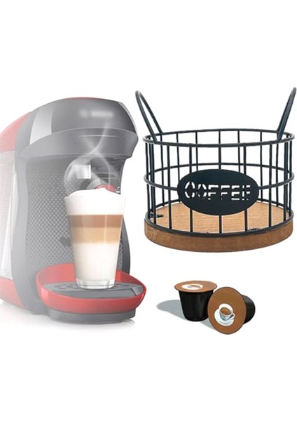 Coffeepod Tutucu Kahve Pod Kapları Kahve Aksesuarları Metal Kahve Pod Sepeti Düzenleyici Mutfaklar Için Tezgaha (Yurt Dışından) fiyatları
