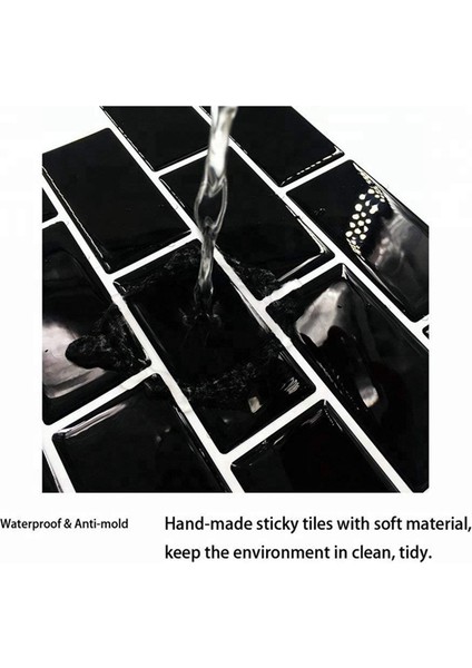 3D Duvar Çıkartmaları Tuğla Duvar Kağıdı Kiremit Mutfak Banyo Backsplash Teyze-Kiremit Ev Dekorasyon 30X30 cm (Yurt Dışından) modelleri