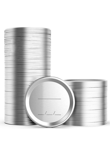 100 Adet 70MM Düzenli Ağız Konserve Kapakları Topu, Kavanoz Bölünmüş Tip Metal Kavanoz Kapakları Konserve Için, Düzenli Ağız Kavanozları Için (Yurt Dışından)