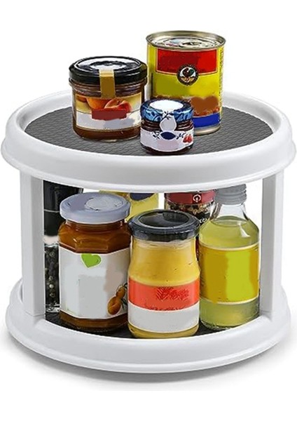 Dolap Için Döner Tabla Lazy-Susan, Döner Baharat Rafı Döneri - Kiler, Saklama, Mutfak, Buzdolabı, Banyo (Yurt Dışından) fiyatları