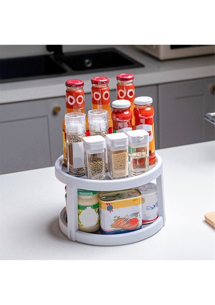 Dolap Için Döner Tabla Lazy-Susan, Döner Baharat Rafı Döneri - Kiler, Saklama, Mutfak, Buzdolabı, Banyo (Yurt Dışından) indirimleri