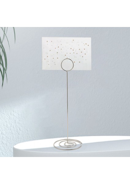 15 Paket 8.75 Inç Uzun Masa Numarası Tutucu, Yer Kartı Tutucu, Masa Resmi Tutucu, Tel Fotoğraf Tutucu Klip, Düğünler Için Menü Not Notu Standı, Ziyafetler (Yurt Dışından) fırsatları