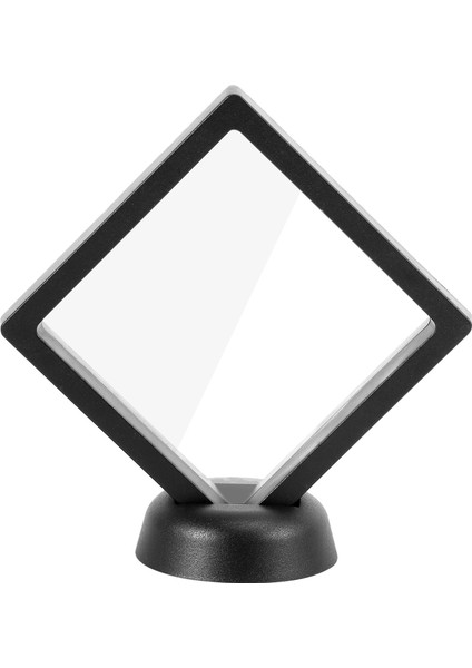 Kare 3D Albümler Yüzen Çerçeve Tutucu Para Kutusu Takı Vitrin Vitrin, 9X9CM (Tabanlı) (Yurt Dışından)