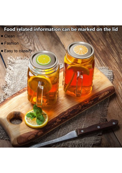 100 Adet Geniş Ağızlı 86 mm Kavanoz Konserve Kapakları, Silikon Contalı Yeniden Kullanılabilir Sızdırmaz Bölünmüş Tip Gümüş Kapaklar Halkalar (Yurt Dışından) indirimleri