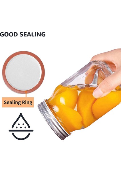 Top ve Kerr Konserve Kapakları Için 98 Sayım 70MM Normal Ağız Konserve Kapakları - Konserve Için Bölünmüş Tip Metal Kavanoz Kapakları (Yurt Dışından) fiyatları