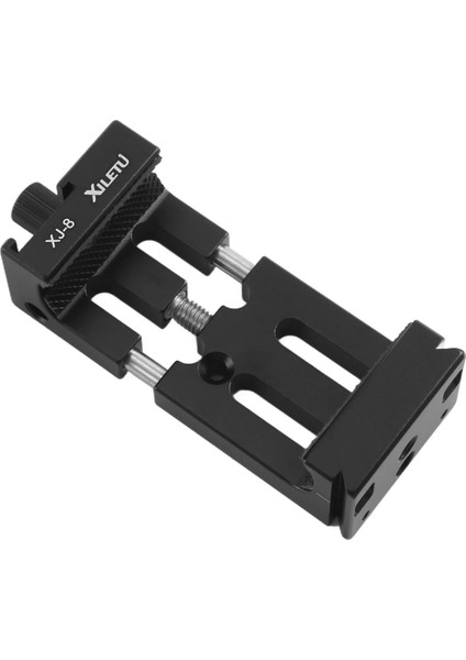 Xıletu Xj-8 Tripod Başlığı Braketi Cep Telefonu Tutucu Klipsi Telefon El Feneri Mikrofonu Su Terazisi ve Soğuk Ayakkabı Montajı Siyah (Yurt Dışından) modelleri