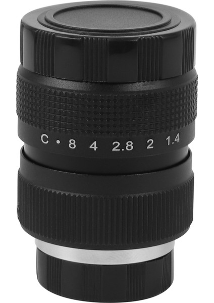 Televizyon Tv Lens/cctv Lens C Mount Kamera Için 25MM F1.4 Siyah (Yurt Dışından)