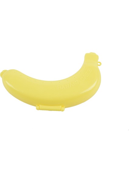 Muz Kutusu Öğle Yemeği Kutusu Koruyucu Konteyner Tutucu Taşıyıcı Depolama - Sarı (Yurt Dışından)