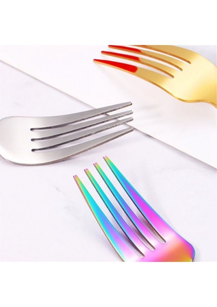 24 Parça Standlı Yemek Takımı Paslanmaz Çelik Çatal Bıçak Takımı Parti Her Durumda Servis Için 6 Kişilik (Yurt Dışından) fırsatları