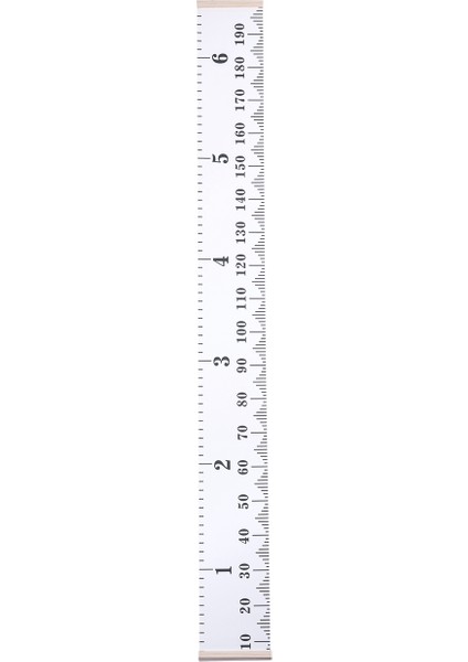Bebek Büyüme Tablosu Çocuklar Için Cetvel Duvar Dekoru, Tuval Çıkarılabilir Yükseklik Büyüme Tablosu 79 Inç x 7,9 Inç (Yurt Dışından)