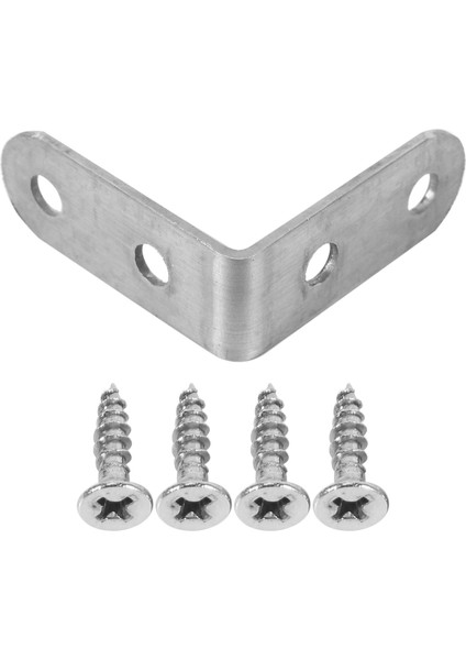 24 Parça Paslanmaz Çelik Köşe Destekleri (1,57 x 1,57 Inç, 40 x 40 Mm) Bağlantı Sağ Açılı Braket Bağlantı Elemanı L Şekilli Köşe Bağlantı Elemanları Destek Braketi (Yurt Dışından) fırsatları