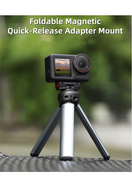 Sunnylıfe Hızlı Çıkarma Adaptörü Katlanabilir Manyetik Iki Pençe Adaptörü Aksiyon Kamera Aksesuarları Djı Osmo Action 5 Pro/4/3/2 (Yurt Dışından) fırsatları