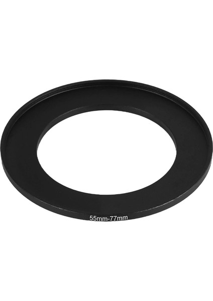 Metal 55MM-77MM Kamera Adım Yükseltici Filtre Halkası Adaptörü 55-77 (Yurt Dışından)