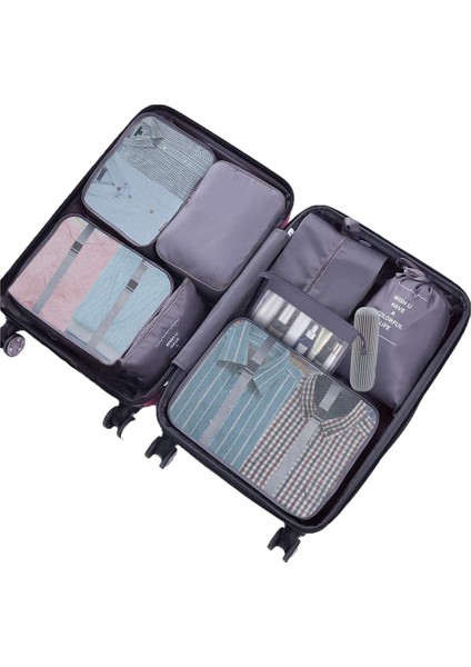 Bavul Için Ambalaj Küpleri, 9 Pcs Seyahat Ambalaj Küpleri Hafif Bavul Organizatör Çanta Seti Bagaj Ambalaj Organizatörleri (Yurt Dışından) indirimleri