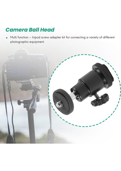 Kamera Vidası, 21 Adet 1/4 Inç 3/8 Inç Dönüştürücü Dişli Vidalar 1/4 Inç Sıcak Yuva Adaptörü Montaj Kamera Bilyalı Kafa Seti Kamera/üçayak/monopod/ışık Standı (Yurt Dışından) indirimleri