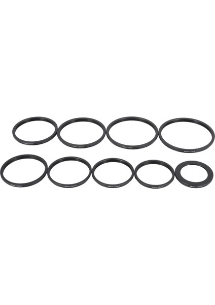 18 Adet Lens Filtre Halkası Adaptörü Adım Yukarı Aşağı 37-82MM Set Canon Nikon Kamera Için (Yurt Dışından) fiyatları