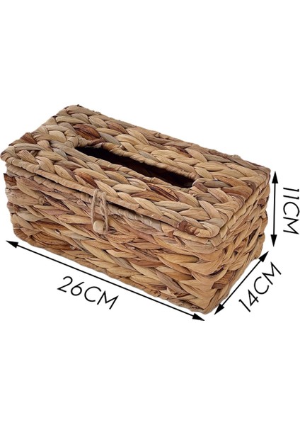 Ins Su Sümbülü Dokuma Doku Kutusu Rattan Dokuma Kapaklı Sıhhi Kağıt Kutusu Ev Oturma Odası Pompalama Kağıt Kutusu Depolama (Yurt Dışından) indirimleri