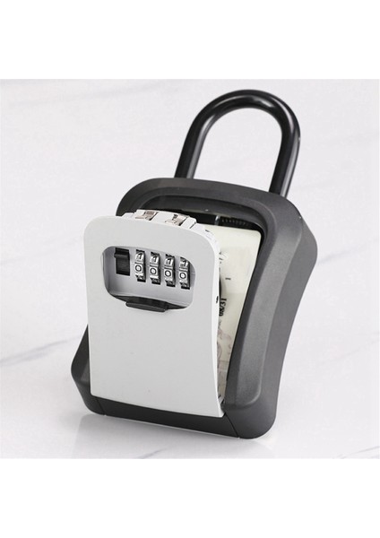 Açık Hava Şifre Anahtar Kutuları Genişletilmiş Kilit Kancası Çelik Tel Asılı Anahtar Depolama Su Geçirmez Anahtar 4 Haneli Kod Kutusu Siyah (Yurt Dışından) indirimleri