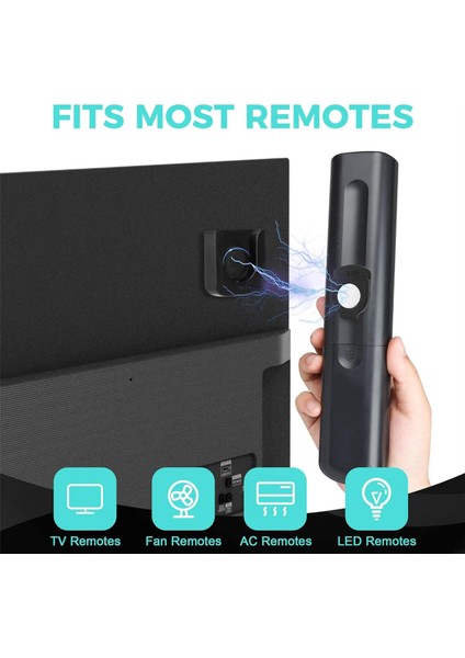 Manyetik Uzaktan Kumanda Tutucu Duvar Montajı, 4 Çift Uzaktan Kumanda Düzenleyici Saklama Kendinden Yapışkanlı Tv Uzaktan Kumandası Siyah (Yurt Dışından) fırsatları