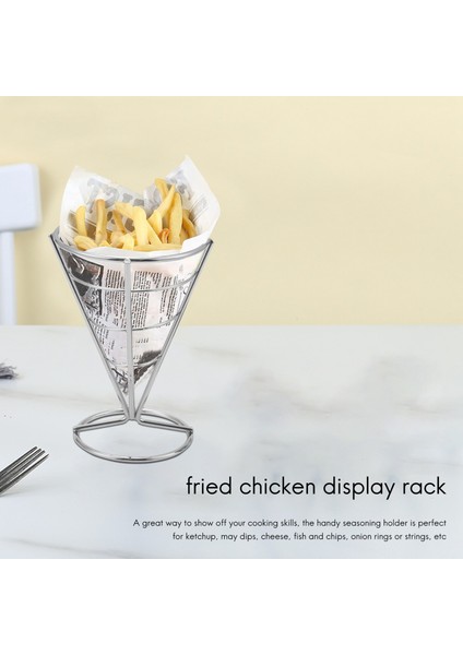 4 Adet Patates Kızartması Standı Koni Sepeti Kızartma Tutucu Dip Tabak Koni Aperatif Kızarmış Tavuk Vitrin Rafı Gıda Rafları Kase (Yurt Dışından) modelleri