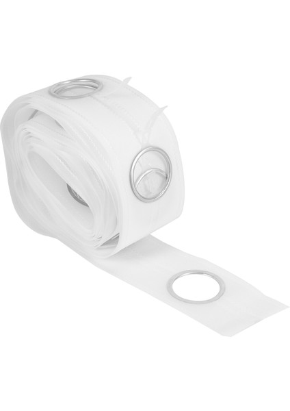 5m Kuşgözü Perde Bandı 40 Yüzük Aksesuarları Dikiş Gümüş Perdeler Jaluzi Yeni (Yurt Dışından)