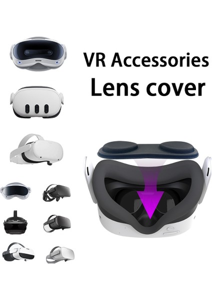 Vr Lens Kılıfı Taşınabilir Kulaklık Lens Kılıfı Yumuşak Eva Kılıfı Pıco4 Ultra/meta Quest 3 Vr Aksesuarları Için (Yurt Dışından) fiyatları
