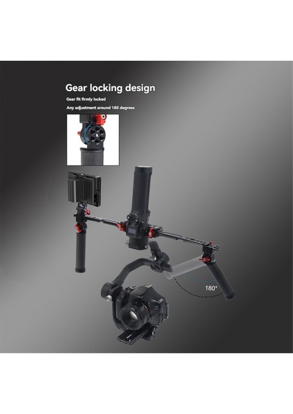 Djı Ronin Rs2/3/4 Için Gimbal El Tutacağı Katlanabilir Karbon Sap Tutacağı 180 Ayarlanabilir Sabitleyici Braketi Djı Rs2/3/4 B (Yurt Dışından) indirimleri