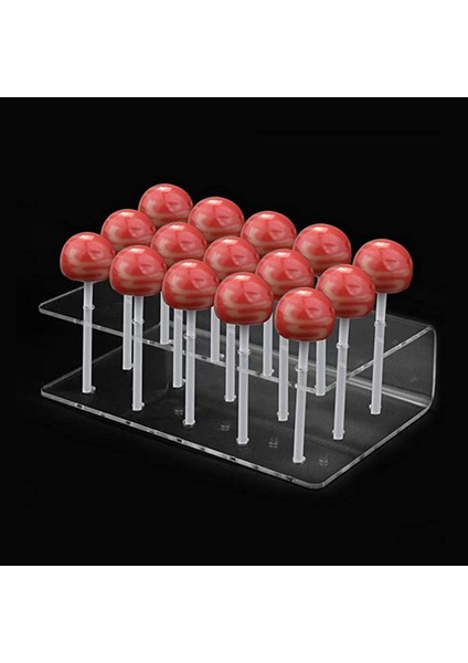 3 Adet Lolipop Tutucu 15 Delik Şeffaf Akrilik Kek Standı Ekran Lolipop Standı Tutucu Ekran Düğün Parti Için (Yurt Dışından) modelleri