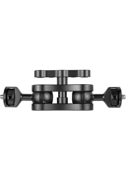 Çift 1/4 Küresel Baş Adaptörü Sihirli Kol Yengeç Kelepçesi 3/8 Montaj Işık Alan Monitörü Kamera Standı Braketi - Siyah (Yurt Dışından) fiyatları