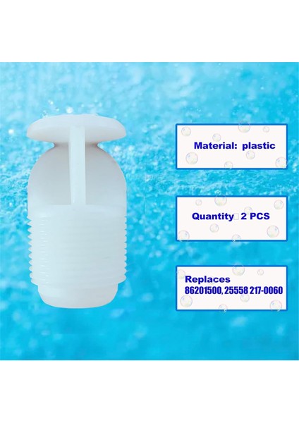 2 Paket Havuz Havalandırıcı Nozulları 86201500 3/4in, Havuz ve Spa Için Yedek Yüzme Havuzu Aksesuarları, Yer Altı Havuz Çeşmesi (Yurt Dışından)