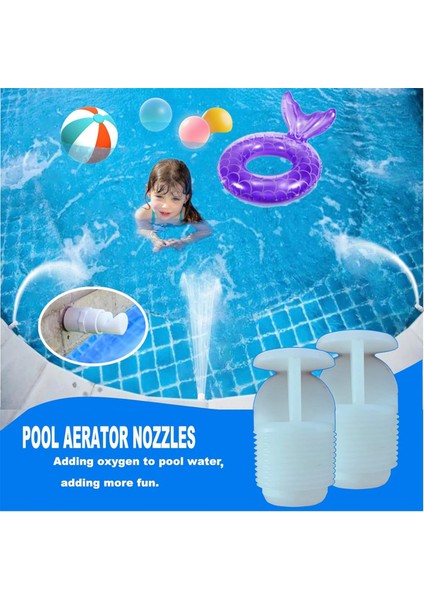 2 Paket Havuz Havalandırıcı Nozulları 86201500 3/4in, Havuz ve Spa Için Yedek Yüzme Havuzu Aksesuarları, Yer Altı Havuz Çeşmesi (Yurt Dışından) fiyatları