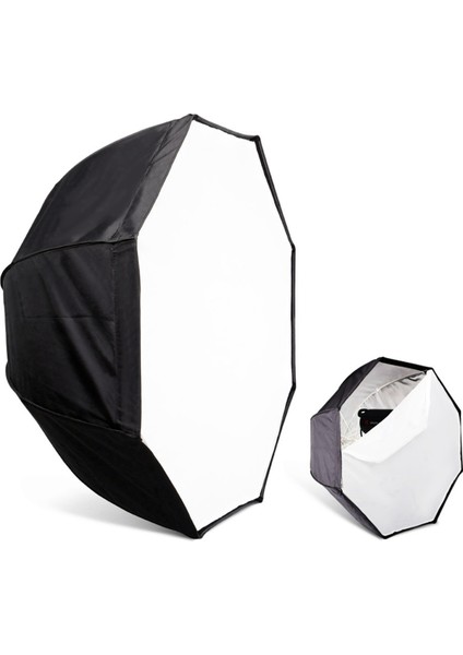 Sekizgen Şemsiye Softbox 80CM Evrensel Üst Flaş Reflektörü Açık Hava Softlight Kılıfı Profesyonel Aydınlatma Değiştirici (Yurt Dışından) modelleri