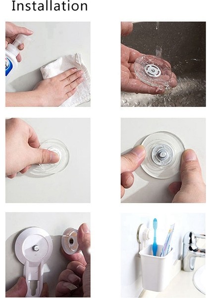 Vakumlu Diş Fırçası Rafı Vakumlu Duvar Tipi Banyo Diş Macunu Diş Fırçası Rafı Delme Olmadan Raf Rafı (Yurt Dışından) indirimleri