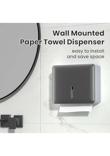 Kağıt Havlu Dispenseri Duvara Monte El Havlusu Dispenseri Ticari Banyo Çok Katlı Katlanmış Kağıt El Havlusu Tutucu (Yurt Dışından) modelleri