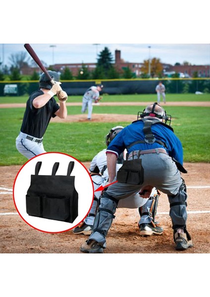 2 Paket Hakem Topu Çantası Hakem Dişlisi 2 Yan Cepli Beyzbol Için Hakem Dişlisi Büyük Softbol Kemer Ekstra (Yurt Dışından) modelleri