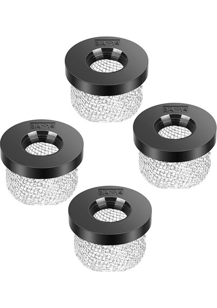 4 Adet Paslanmaz Çelik Örgü Süzgeç ¾ Inç -14, MA-023 Vidalı Süzgeç ile Uyumlu Paslanmaz Örgü Elek Süzgeci (Yurt Dışından)