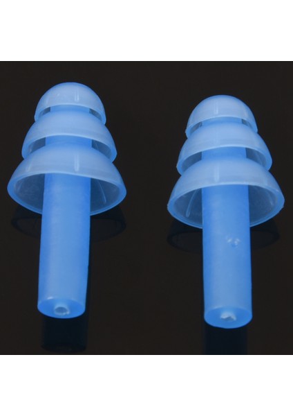 Çift Yüzme Dalış Esnek Silikon Kulak Tıkacı Kulak Tıkacı Mavi (Yurt Dışından) indirimleri