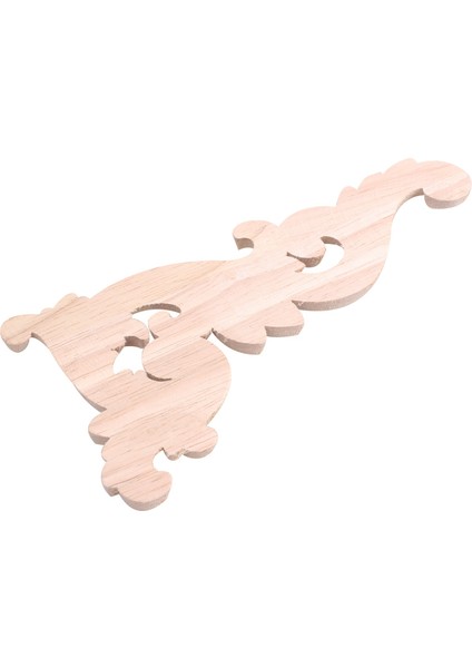 2 Adet Ahşap Oyma Köşe Onlay Boyasız Aplike Çerçeve Kapı Dekorları Çıkartması 15*8*0.8 cm (Yurt Dışından) indirimleri